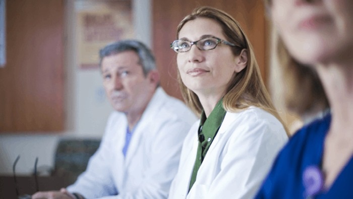 Doctors in discussion