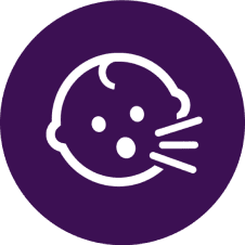 Pomoc wykrycia przyczyny płaczu dziecka ikonka