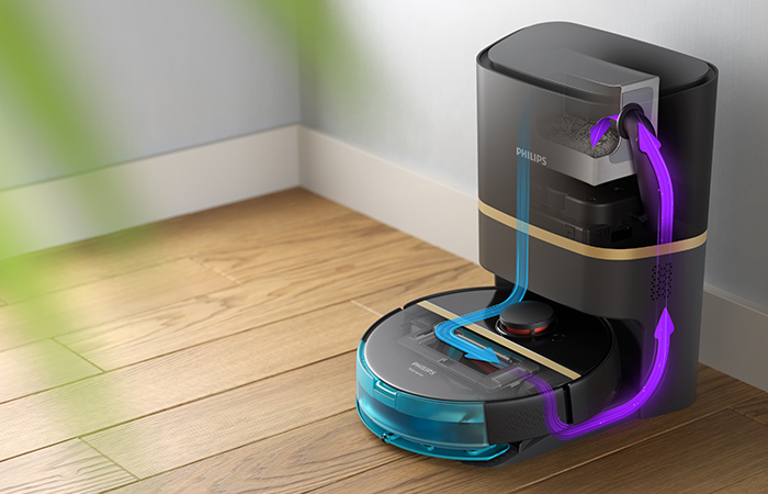 Автоочистка: сам опустошает резервуар в течение 30&nbsp;дней