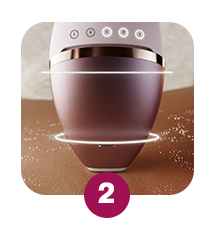 Step 2 select settings according to skin sensor