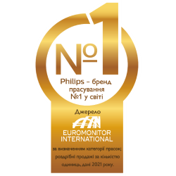 Philips &ndash; бренд прасування №1 у світі* 