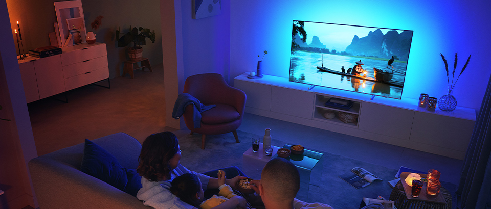 Телевізор Philips з Ambilight | Найкращий телевізор для фільмів, кіновечорів