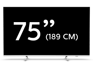 75-дюймовий світлодіодний телевізор Philips 4K UHD Android TV серії Performance